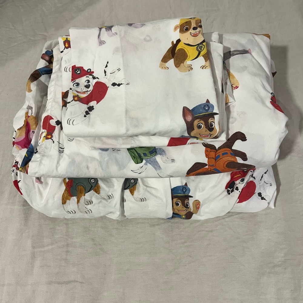Pottery Barn Paw Patrol Queen Sheet Set